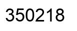 Número 350218 imagen negro