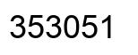 Número 353051 imagen negro