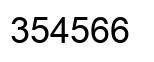 Número 354566 imagen negro