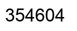 Número 354604 imagen negro