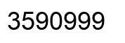 Número 3590999 imagen negro