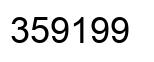 Número 359199 imagen negro