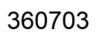 Número 360703 imagen negro