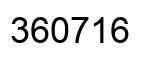 Número 360716 imagen negro