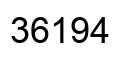 Número 36194 imagen negro
