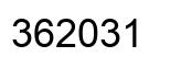 Número 362031 imagen negro