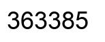 Número 363385 imagen negro