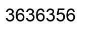 Número 3636356 imagen negro