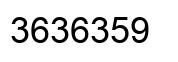 Número 3636359 imagen negro
