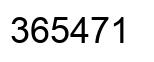 Número 365471 imagen negro