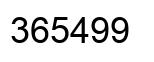 Número 365499 imagen negro