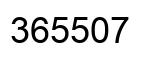 Número 365507 imagen negro