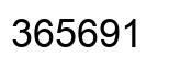 Número 365691 imagen negro
