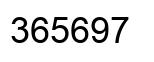 Número 365697 imagen negro