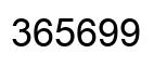 Número 365699 imagen negro