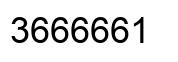 Número 3666661 imagen negro