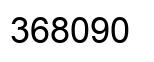 Número 368090 imagen negro