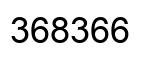 Number 368366 black image