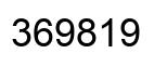 Número 369819 imagen negro