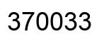 Número 370033 imagen negro