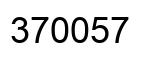 Número 370057 imagen negro