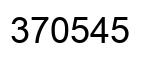 Número 370545 imagen negro