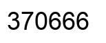 Número 370666 imagen negro