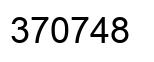 Número 370748 imagen negro