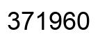 Number 371960 black image