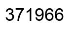 Number 371966 black image