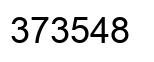Number 373548 black image