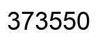 Number 373550 black image
