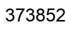 Number 373852 black image