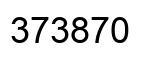 Número 373870 imagen negro