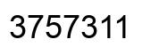 Número 3757311 imagen negro