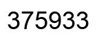 Número 375933 imagen negro