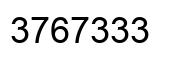 Número 3767333 imagen negro