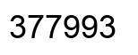 Número 377993 imagen negro
