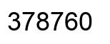 Número 378760 imagen negro
