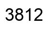 Number 3812 black image