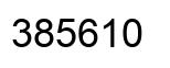 Number 385610 black image