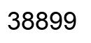 Número 38899 imagen negro