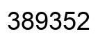 Number 389352 black image