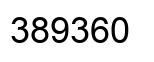 Number 389360 black image