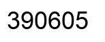 Number 390605 black image