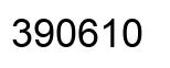 Number 390610 black image