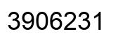 Número 3906231 imagen negro