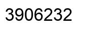Número 3906232 imagen negro