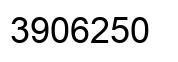 Number 3906250 black image