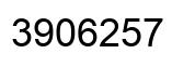 Number 3906257 black image